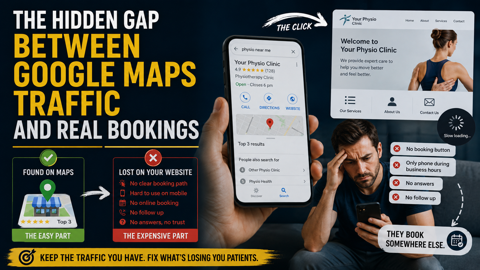 The Hidden Gap Between Google Maps Traffic and Real Bookings